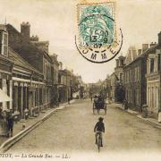 La rue de la Porte du Pont vers 1900
