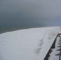 La neige sur la plage février 2012